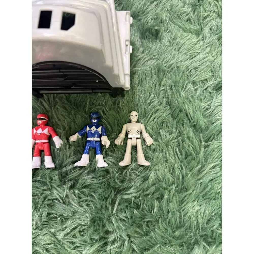 Power Rangers Wild Force Megazord Playset with 6 Imaginext Action Figures Lot